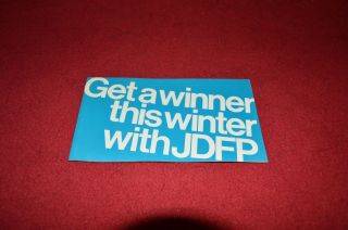 John Deere " Get A Winner This Winter With Jdfp " For 1974 Dealer Brochure Dcpa3