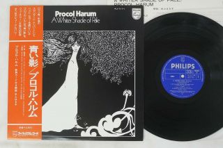 Procol Harum A Whiter Shade Of Pale Philips Rj - 7171 Japan Obi Vinyl Lp