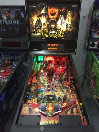 Stern LORD OF THE RINGS Pinball Machine LEDS AUTHORIZED STERN DISTRIBUTOR 2