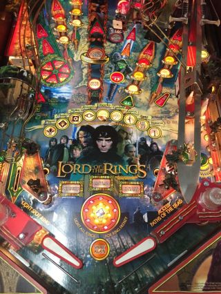 Stern LORD OF THE RINGS Pinball Machine LEDS AUTHORIZED STERN DISTRIBUTOR 4