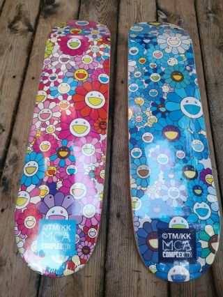 Takashi Murakami Skateboard Decks Flower Series From Complexcon