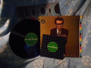 Elvis Costello & Attractions " Rare " 1978 This Years Model Lp W/ Extra 45 Radar