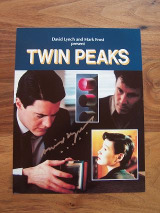 David Lynch Signature Authentic Twin Peaks Press Kit