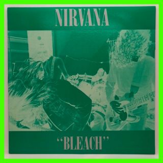Nirvana ‎bleach Waterfront Records Greean Coloured Vinyl 1/500 Australian Tour