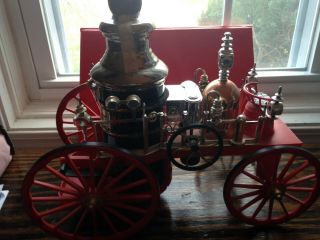 ANTIQUE COLLECTIBLE 1867 MISSISSIPPI FIRE ENGINE JIM BEAM DECANTER EMPTY 3