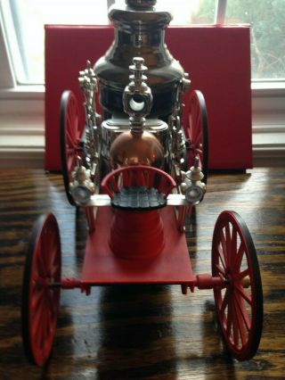 ANTIQUE COLLECTIBLE 1867 MISSISSIPPI FIRE ENGINE JIM BEAM DECANTER EMPTY 4