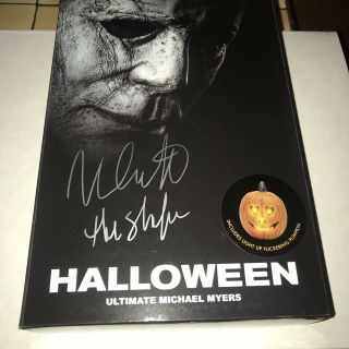 Nick Castle Signed Bas Beckett Michael Myers Neca Halloween Figure