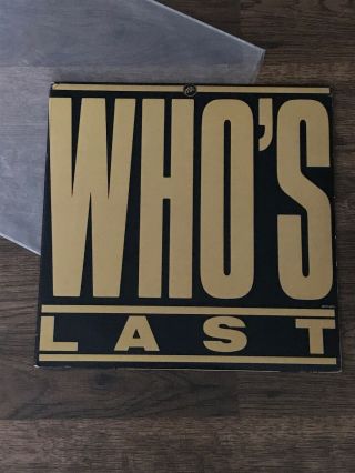 The Who Who’s Last Double Live Lp 1984 Rare Vinyl Pete Townsend