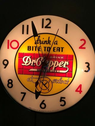 Dr Pepper 10 2 4 Soda Pop Advertising Pam Clock