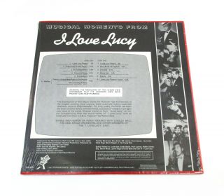 MUSICAL MOMENTS FROM I LOVE LUCY 1981 VINYL LP Lucille Ball Desi Arnaz 4