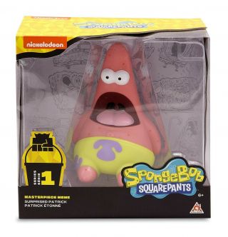 Spongebob Squarepants,  Masterpiece Memes,  8” Vinyl Figure,  Surprised Patrick
