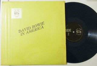 David Bowie In America Tmoq Rare Blue Vinyl