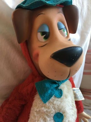 Vintage Hanna Barbera Knickerbocker Huckleberry Hound Plush Stuffed Toy 1959 18 "