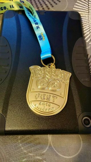 Pokemon Go Fest Chicago 2019 Medal Battle Arena Champion Reward 4
