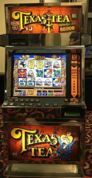 Igt I - Game Coinless Video Machine " Texas Tea With Crt Monitor "