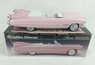 Vintage Jim Beam 59 1959 Pink Cadillac Eldorado Car Decanter W/ Box