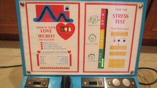 Vintage Love and Stress Tester Combo arcade machine 2