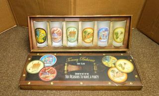 Tommy Bahama Frosted Shot Assorted Glasses Glass Set Six Reasons To Have A Party