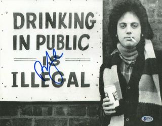 Billy Joel Signed Autograph 11x14 Photo Beckett Bas Authentic 13 Piano Man