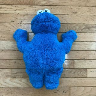 Blue Cookie Monster Kaws Sesame Street Plush Doll