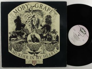 Moby Grape Murder In My Heart Edsel Lp Vg,  /vg,  Uk