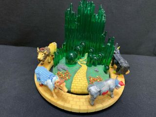 Cow Parade Wizard Of Oz " Emerald City " Musical Figurine 7264 No Box