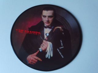 The Damned - Love Song 7 " Picture Disc 45 Rare Dave Vanian Very Limited