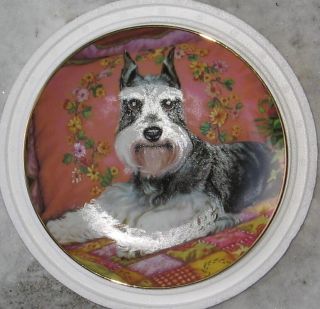 Miniature Schnauzers Collector Plates 4 Different From Series