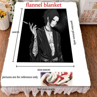 Anime Tokyo Ghoul Hd Print Anime Warm Soft Flannel Blanket Otaku Gift 47 "