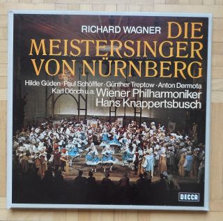 B102 Knappertsbusch Wagner Die Meistersinger Von Nurnberg 5 X Lp Decca Stereo