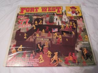 Vintage Timmee Toy Fort West (in Box; Never Opened)