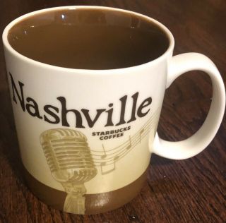 2012 Starbucks Nashville Global Icon Series Coffee Tea Cup Mug