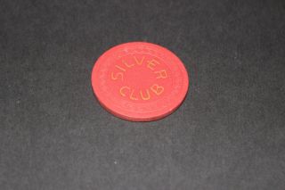 Silver Club Casino Chip Las Vegas 1940 