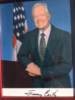 Authentic President Jimmy Carter Signed Autograph 8x10 Photograph Photo History