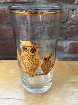 Owl Glasses,  Set Of 5 1950 