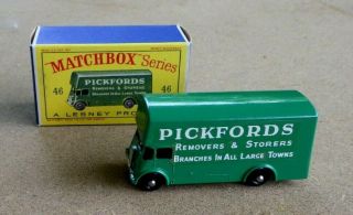 Matchbox Lesney Pickfords Removal Van No.  46 Cn