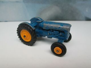 Matchbox/ Lesney 72a Fordson Tractor Blue / YELLOW Wheels Front & Rear Boxed 2