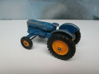 Matchbox/ Lesney 72a Fordson Tractor Blue / YELLOW Wheels Front & Rear Boxed 3
