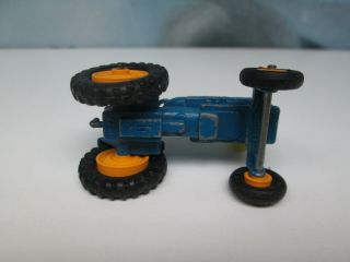 Matchbox/ Lesney 72a Fordson Tractor Blue / YELLOW Wheels Front & Rear Boxed 7