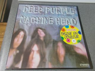 Deep Purple Machine Head Purple Vinyl Lp On Pathe Marconi French Import