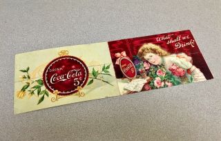 1901 Coca Cola Menu/trade Card