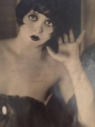 Personally Inscribed Autographed Clara Bow 12x10 Photo Silent Movie Star