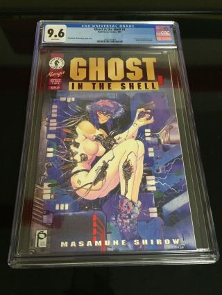 Ghost In The Shell 1 Dark Horse 1995 Cgc 9.  6 1st American App Major Motoko