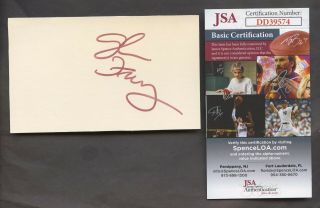 Glenn Frey Eagles Signed 3x5 Index Card Auto Autograph Jsa