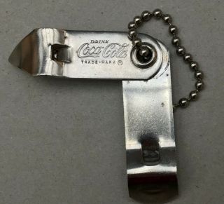 Coca Cola Vintage Bottle And Can Opener