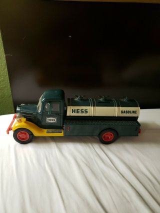 Vintage 1985 Rare Hess Gasoline Tanker Toy First Hess Truck Bank