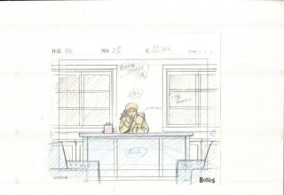Fullmetal Alchemist Genga Douga (anime Art Production Sketch) Not Cel Japn