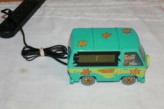 Vintage 1999 Scooby Doo Mystery Machine Nightlight Digital Alarm Clock