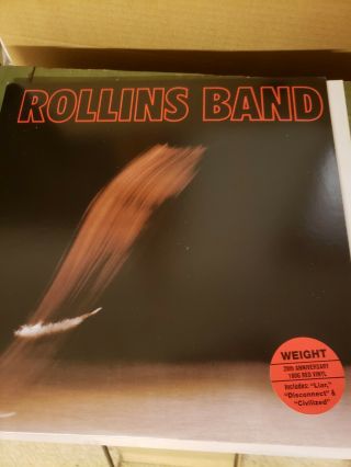 Rollins Band Weight Vinyl Record Lp Henry Black Flag Hard Rock