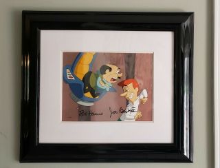 The Jetsons Movie Production Animation Art Cel Signed By Hanna & Barbera